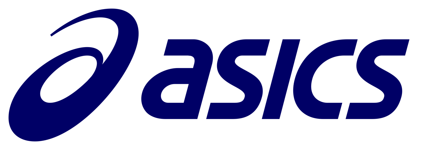 Asics logo.