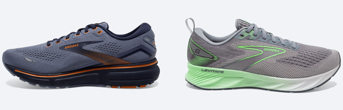 Brooks Ghost 15 vs. Levitate 6.