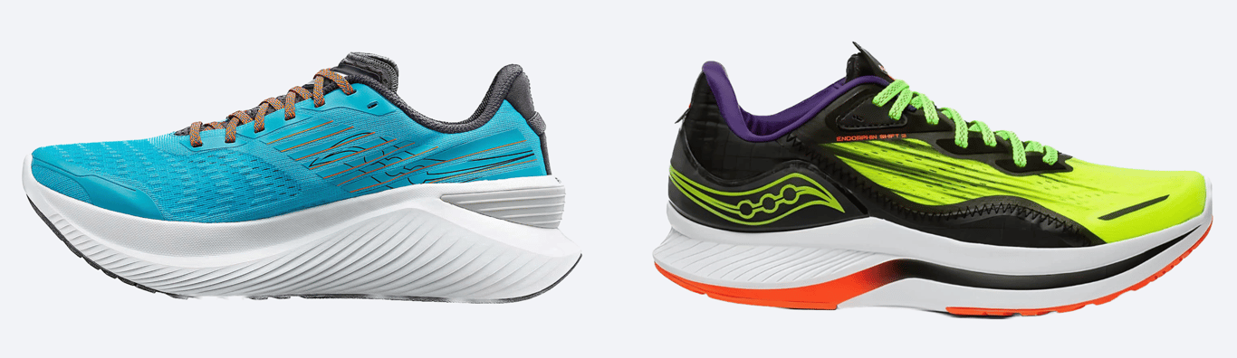 The Saucony Endorphin Shift 3 vs. 2.