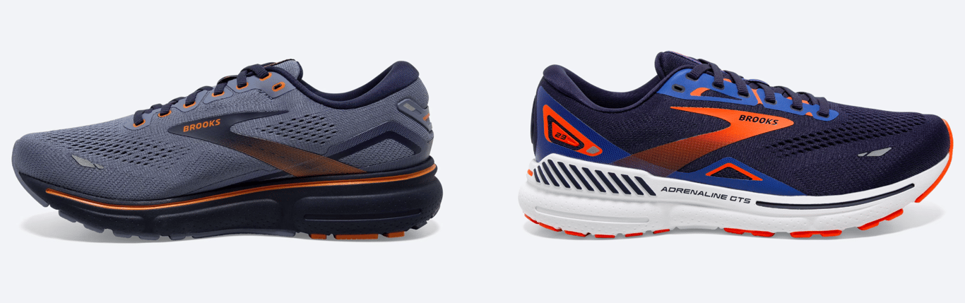 Brooks Ghost 15 vs. Adrenalin GTS 23.