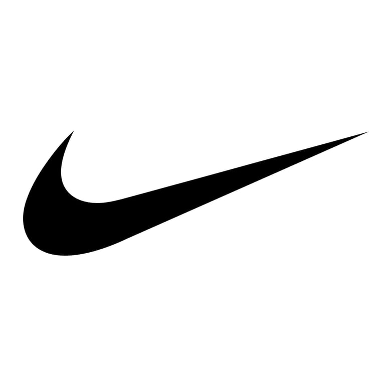 Nike logo.