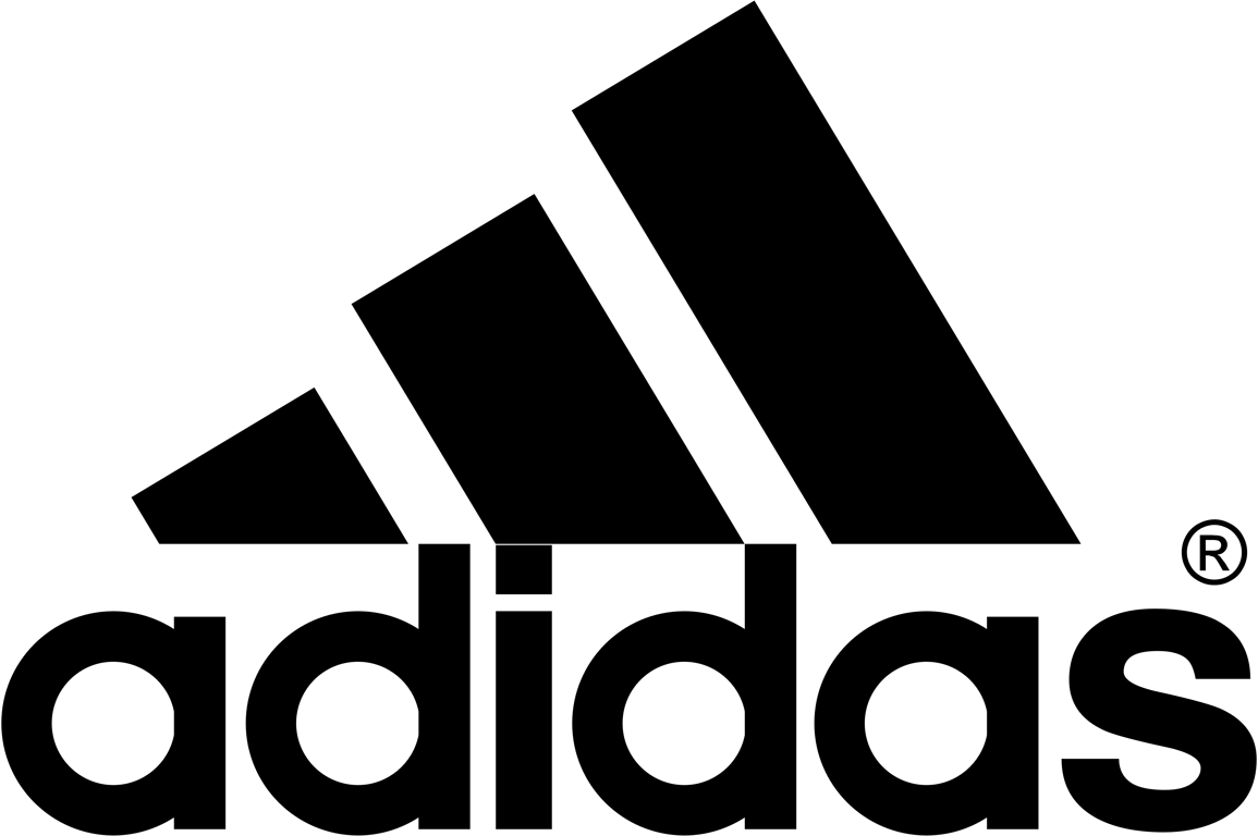 Adidas logo.