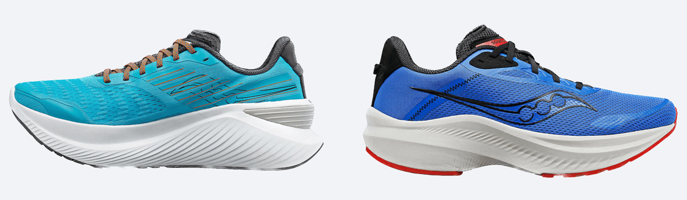 The Saucony Endorphin Shift 3 vs. the Axon 3.