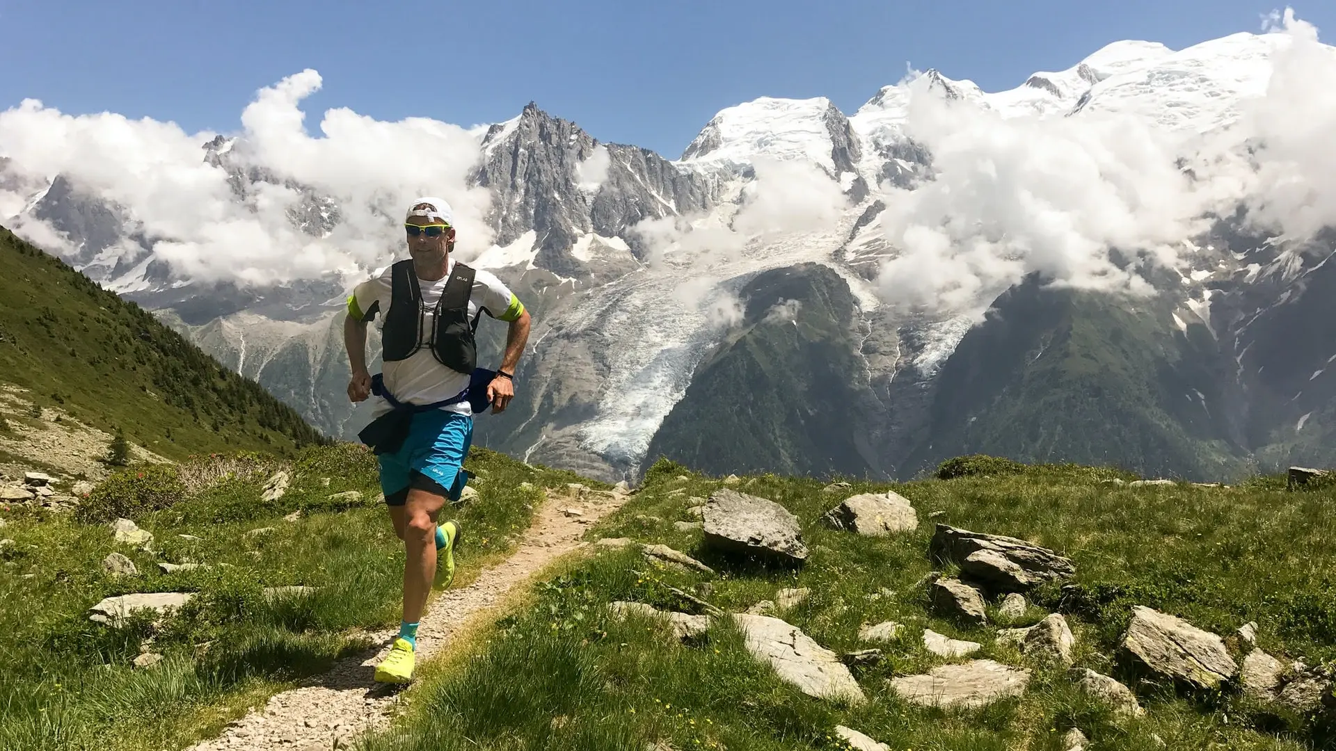 Running in the mountains